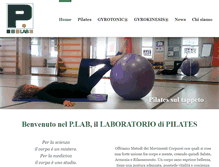 Tablet Screenshot of pilateslab.it